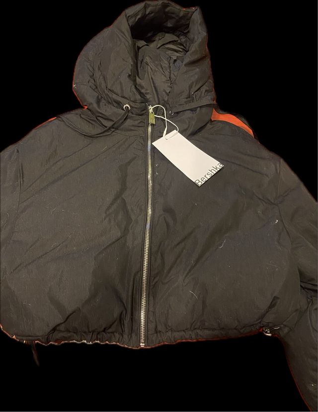 Giacca donna nera Bershka XS