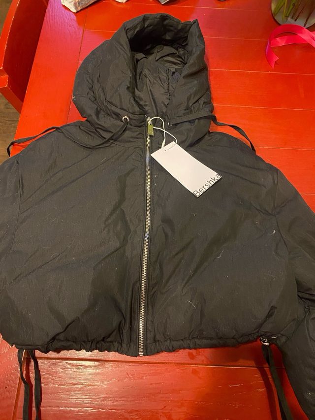 Giacca donna nera Bershka XS