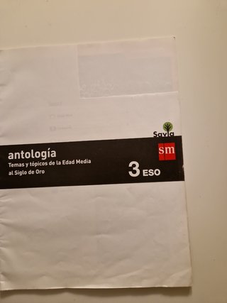 Antología lengua castellana 3 ESO