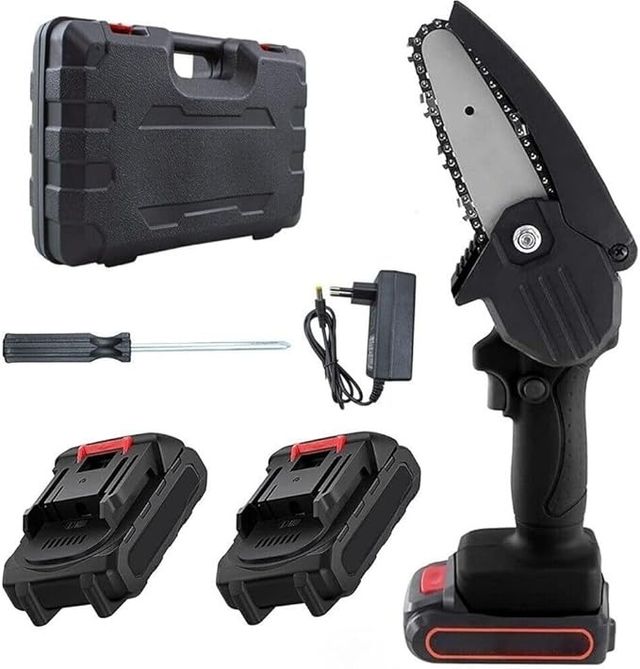 MOTOSEGA A DOPPIA BATTERIA 88V 4 POLLICI