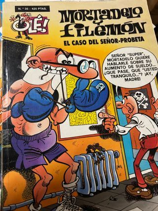 Tebeos Mortadelo y Filemón.