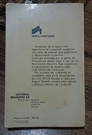 Los mitos de Cthulhu.Primera edición