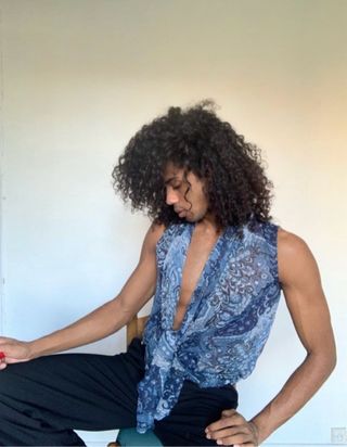 Blusa hippie paisley