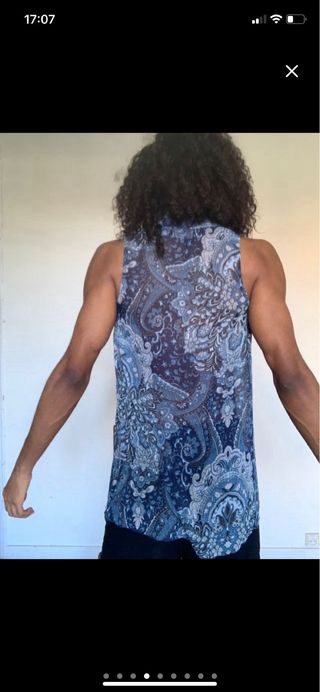 Blusa hippie paisley