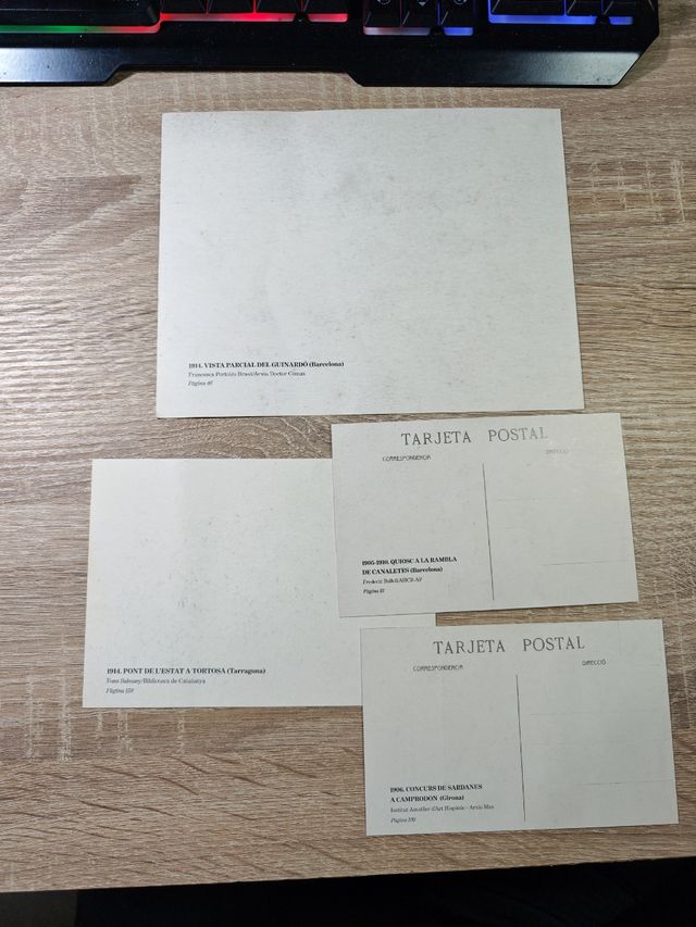 Pack postales antiguas - 14 postales