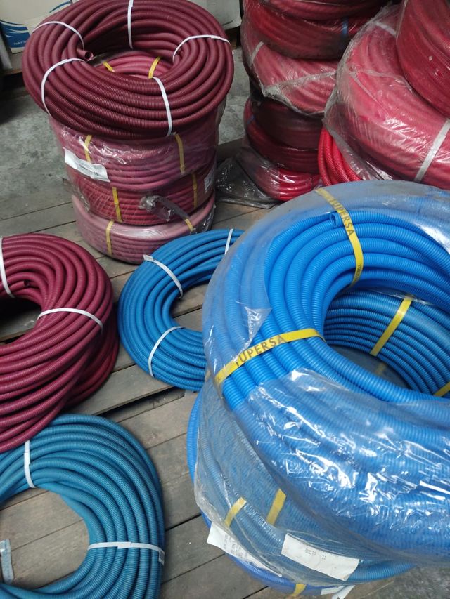 Lote Tubo corrugado forro para tuberías