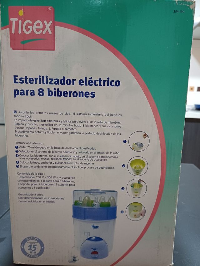 Esterilizador biberones tigex