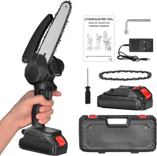 MOTOSEGA A DOPPIA BATTERIA 48V 6 POLLICI