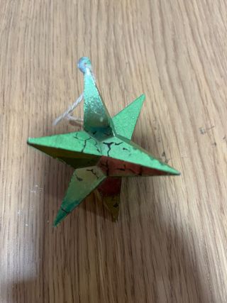 Estrella de navidad vintage