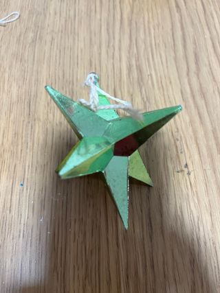 Estrella de navidad vintage