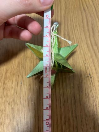 Estrella de navidad vintage