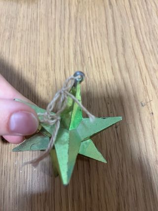 Estrella de navidad vintage