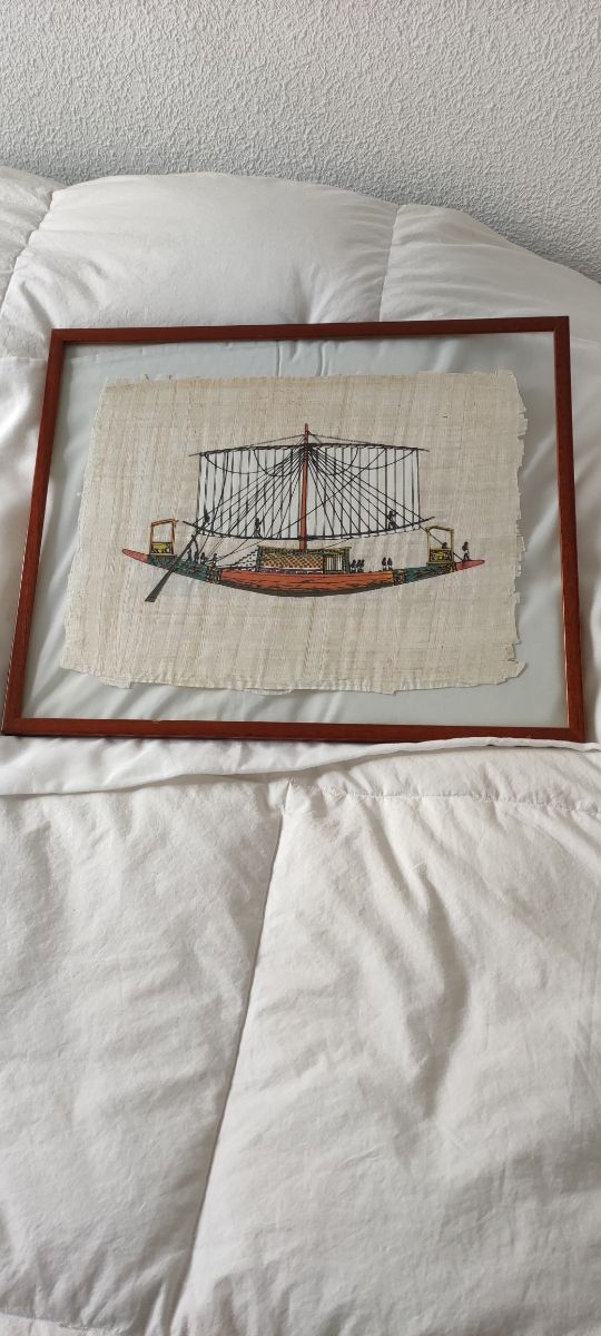 Cuadro de papiro egipcio