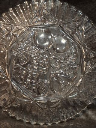 Bandeja grande cristal