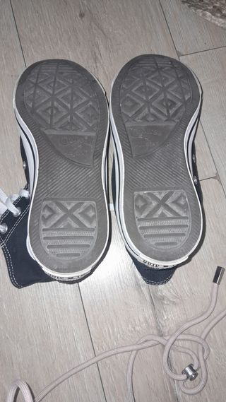 Converse botas negras. Mujer. Numero 37.5