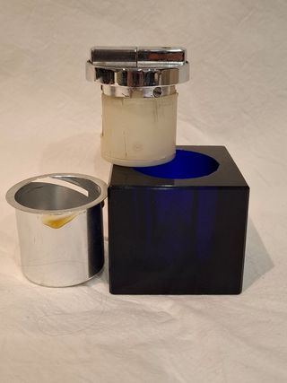 Mechero sobremesa cristal