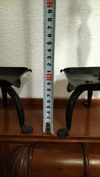 Candelabros hierro forjado 