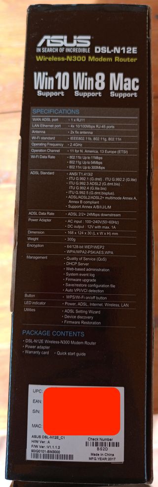 Router ADSL Asus DSL-N12E