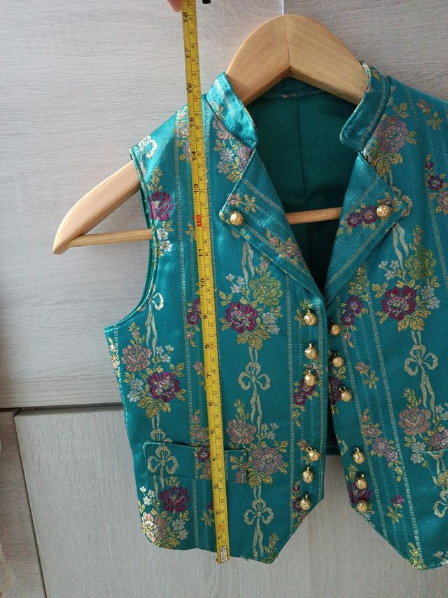 Lote chaleco, faldón fallero.