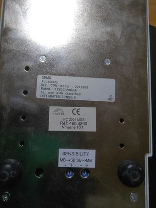 Intercomunicador. GE