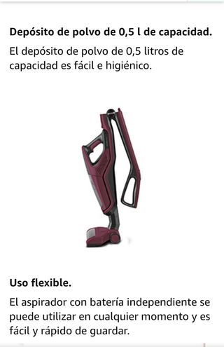 Aspiradora, aspirador sin cable vertical Grundig 2