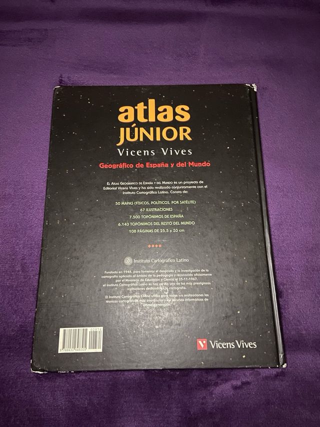 ATLAS JUNIOR DE ESPAÑA Y DEL MUNDO
