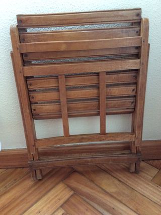 ANTIGUA SILLA DE TIJERA DE COLEGIO INFANTIL