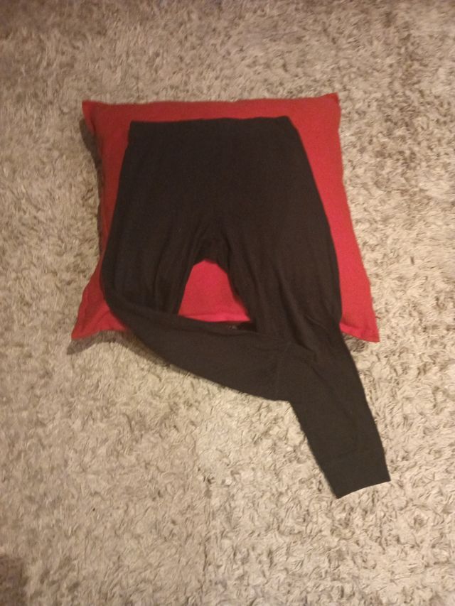 Calças leggings pretas 6 anos