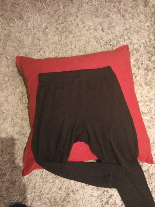 Calças leggings pretas 6 anos