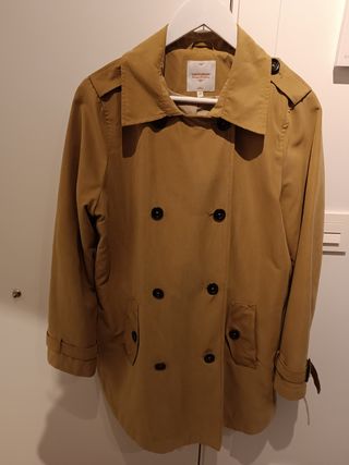 Gabardina corta mujer