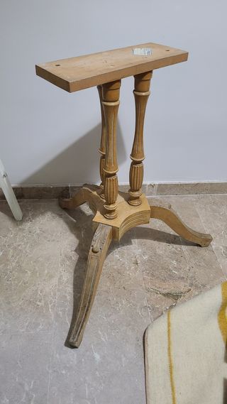 Patas de mesa madera maciza antiguas