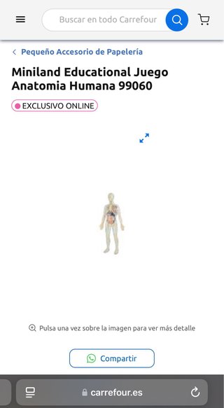 Juego anatomia humana. PRECIO NEGOCIABLE
