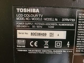 Televisor y soporte