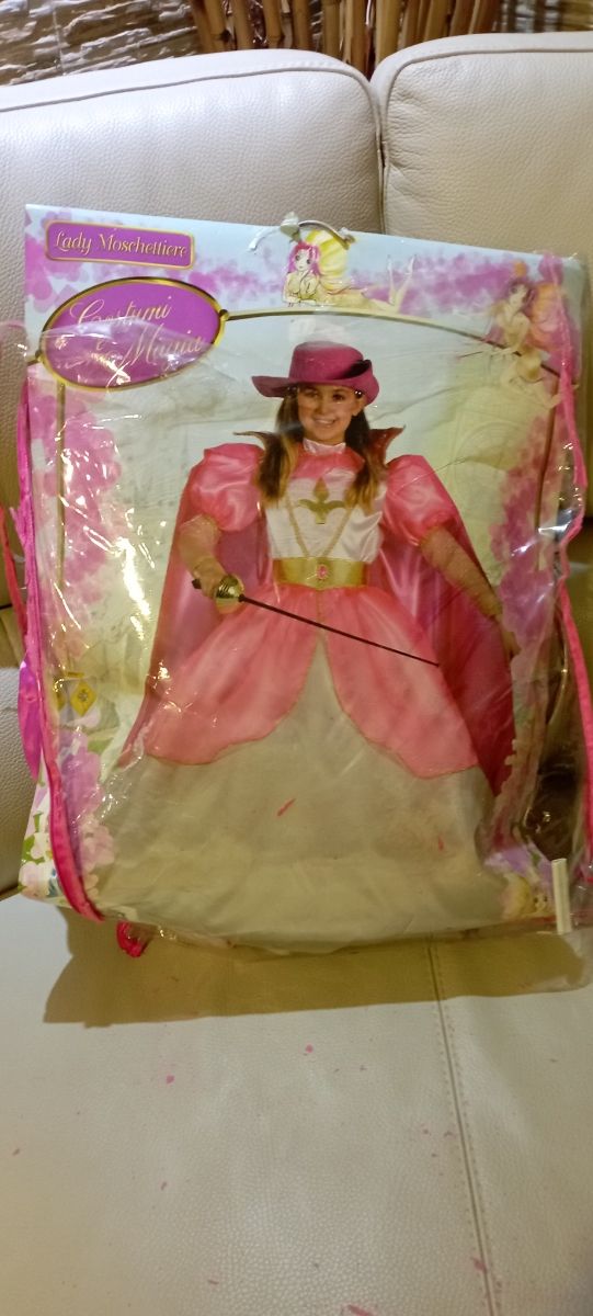 Vestito di carnevale lady moschettiere