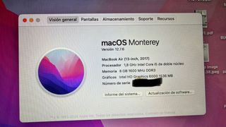 Mac Book Air 2017 13 pulgadas