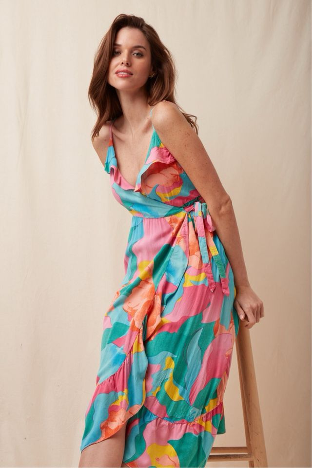 Vestido cruzado Vila