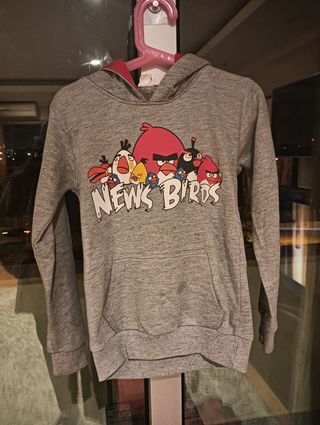 Camisola angry birds 6 anos