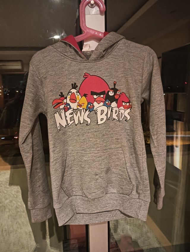 Camisola angry birds 6 anos