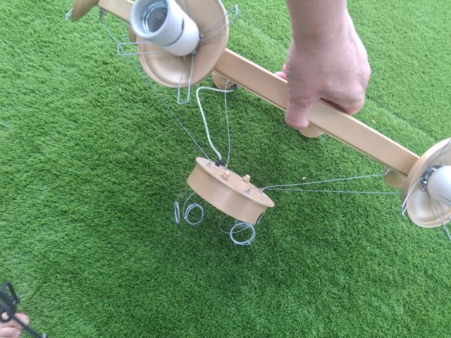 Enorme lámpara de techo de 120 de diámetro