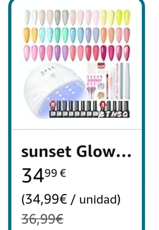 NUEVO UÑAS: 20 esmaltes, lampara LED...