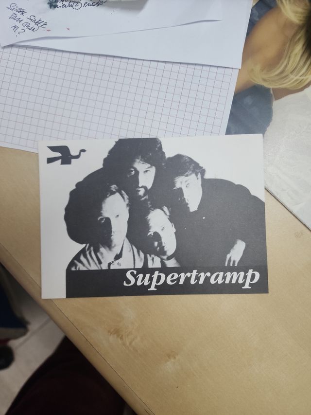 SUPERTRAMP TARJETA PROMOCIONAL GIRA 88