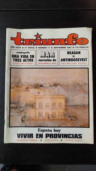 Revista Triunfo n11 septiembre 1981