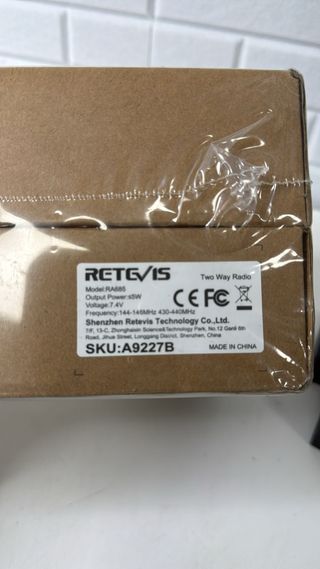 Walkie Talkie Banda Dual