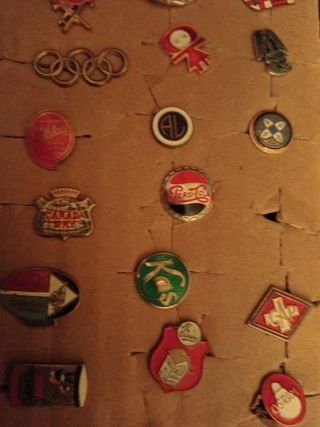 Lote de 23 insignia original vintage
