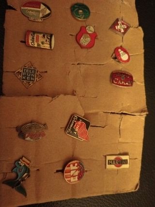 Lote de 23 insignia original vintage