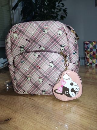BOLSO/ MOCHILA ROSA PARFOIS