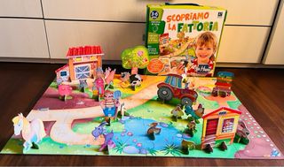 Puzzle 3d per bambini. Scopriamo la fattoria