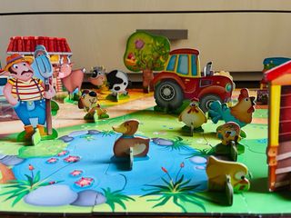 Puzzle 3d per bambini. Scopriamo la fattoria