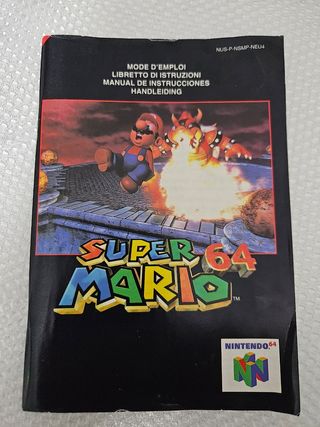 Manual instrucciones Super Mario 64