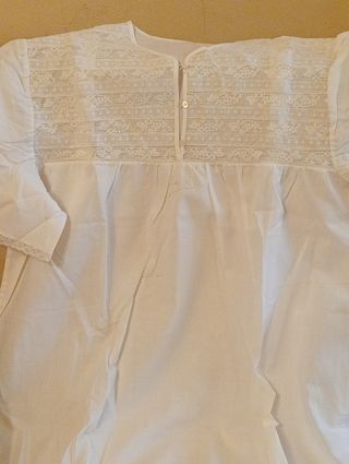 Camisón blanco nuevo a estrenar